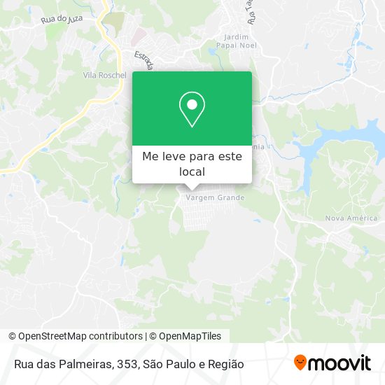 Rua das Palmeiras, 353 mapa