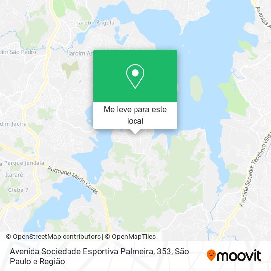 Avenida Sociedade Esportiva Palmeira, 353 mapa