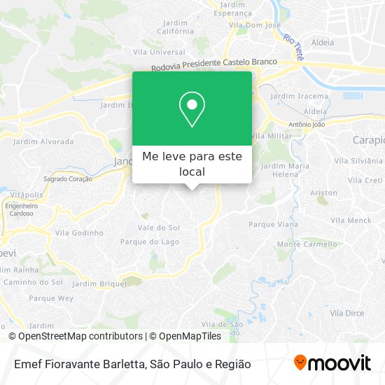 Emef Fioravante Barletta mapa