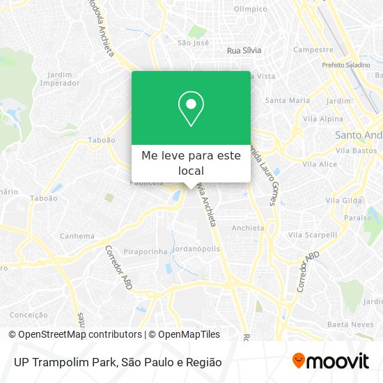 UP Trampolim Park mapa