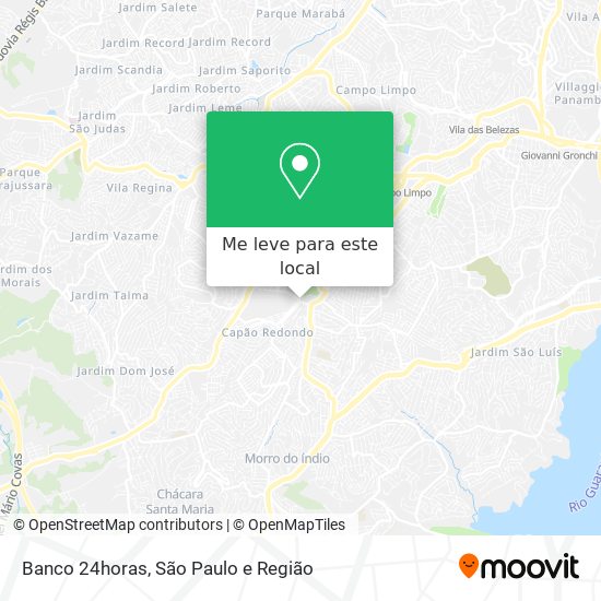 Banco 24horas mapa