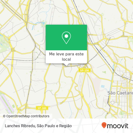Lanches Ribredu, Avenida Doutor Gentil de Moura, 207 Ipiranga São Paulo-SP 04278-080 mapa