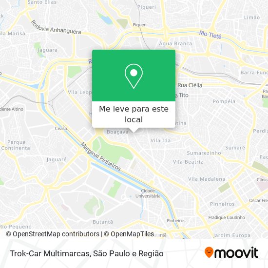 Trok-Car Multimarcas mapa