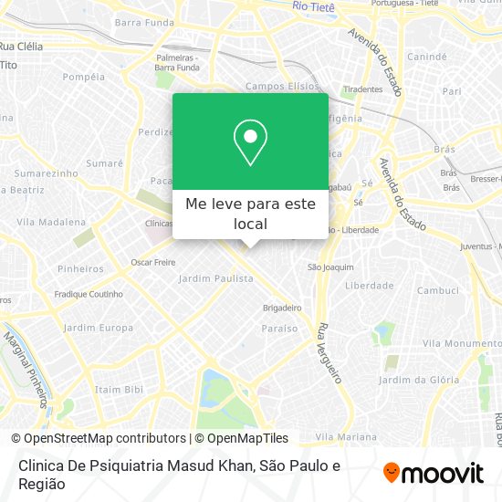 Clinica De Psiquiatria Masud Khan mapa