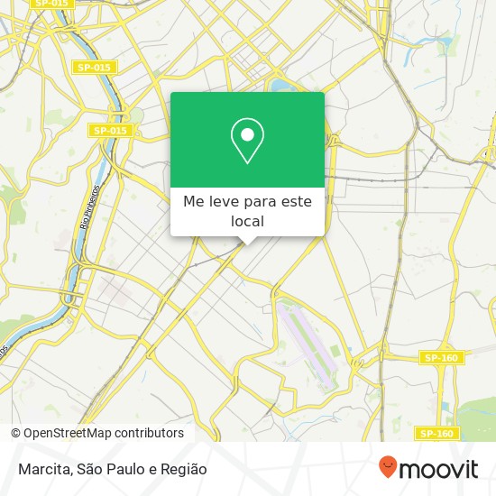 Marcita, Moema São Paulo-SP mapa