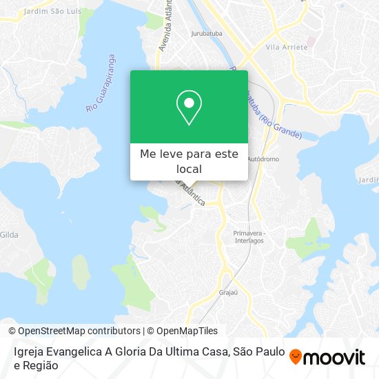 Igreja Evangelica A Gloria Da Ultima Casa mapa