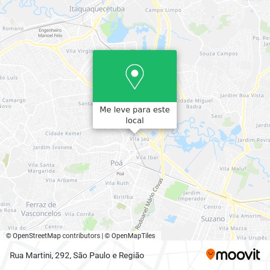 Rua Martini, 292 mapa