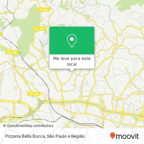 Pizzeria Bella Bocca, Rua Calixto de Almeida, 257 Freguesia do Ó São Paulo-SP 02961-000 mapa