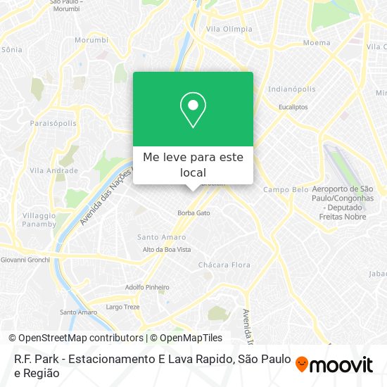 R.F. Park - Estacionamento E Lava Rapido mapa