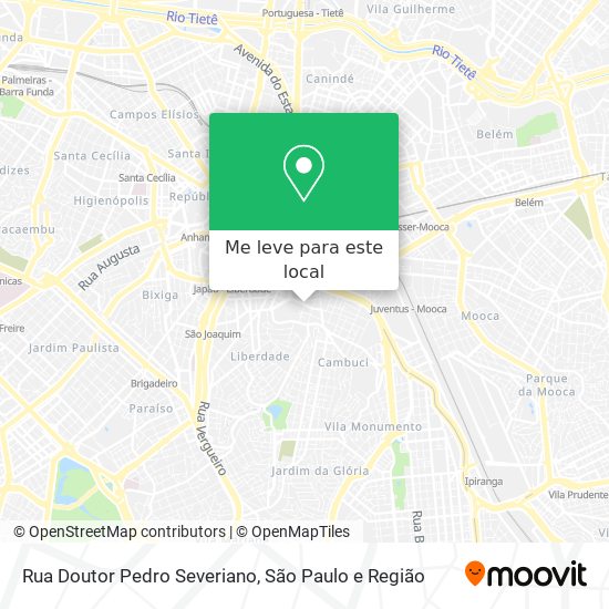 Rua Doutor Pedro Severiano mapa