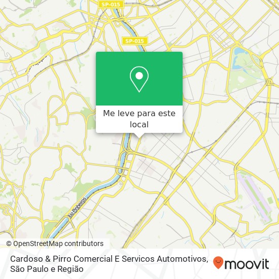 Cardoso & Pirro Comercial E Servicos Automotivos, Avenida Engenheiro Luís Carlos Berrini, 1452 Itaim Bibi São Paulo-SP 04571-000 mapa