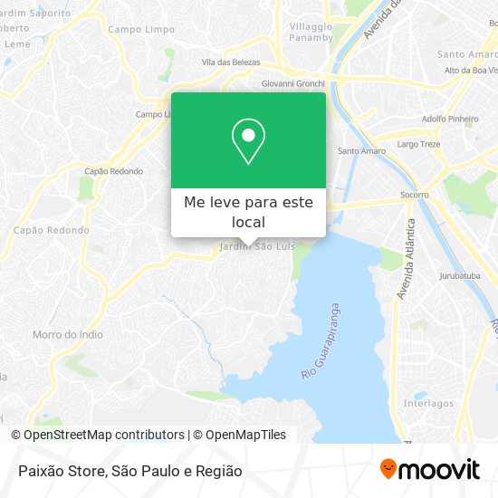 Paixão Store mapa