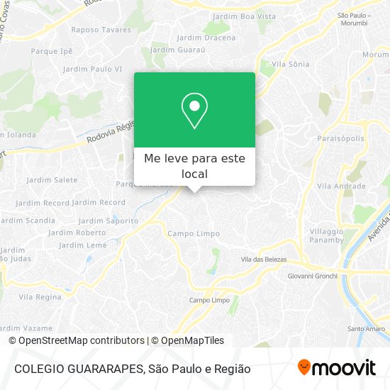 COLEGIO GUARARAPES mapa