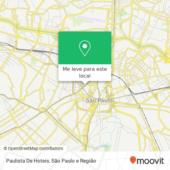 Paulista De Hoteis, Avenida Ipiranga, 741 República São Paulo-SP 01039-000 mapa