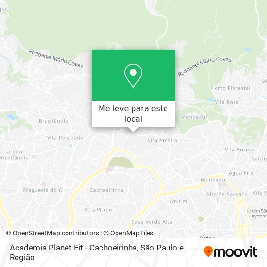 Academia Planet Fit - Cachoeirinha mapa