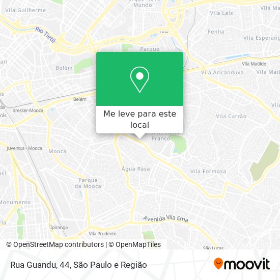 Rua Guandu, 44 mapa