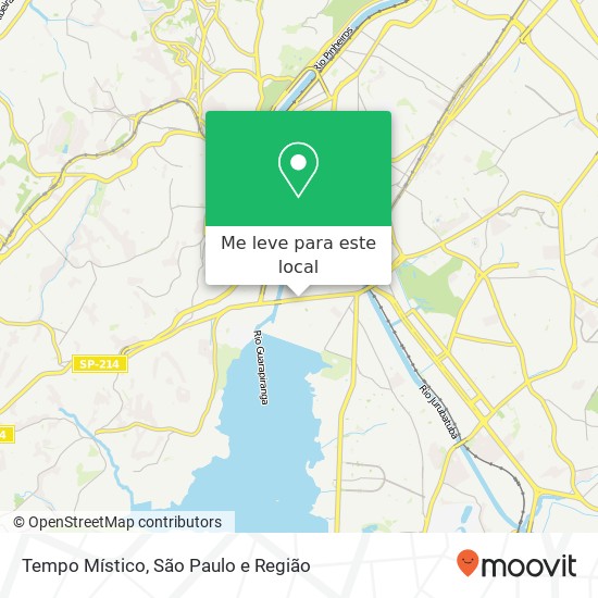 Tempo Místico, Avenida Guarapiranga Socorro São Paulo-SP 04911-005 mapa