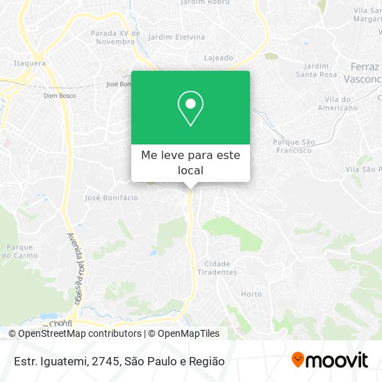Estr. Iguatemi, 2745 mapa