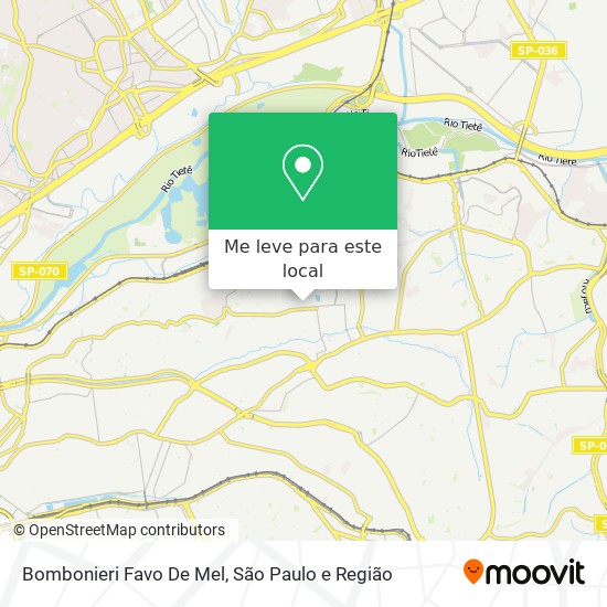 Bombonieri Favo De Mel mapa