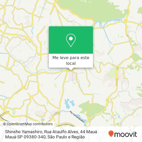 Shinsho Yamashiro, Rua Ataulfo Alves, 44 Mauá Mauá-SP 09380-340 mapa