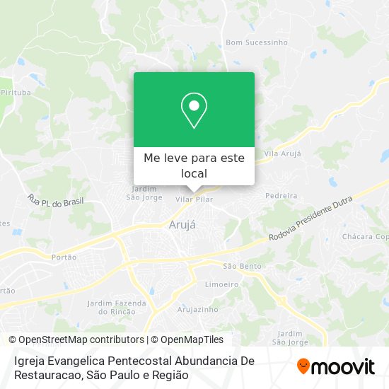 Igreja Evangelica Pentecostal Abundancia De Restauracao mapa