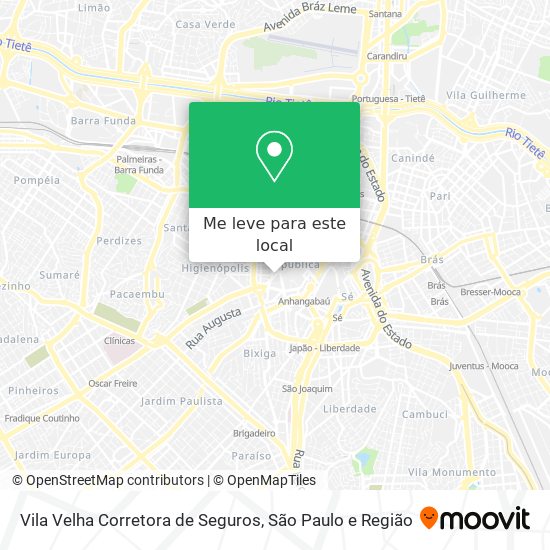 Vila Velha Corretora de Seguros mapa