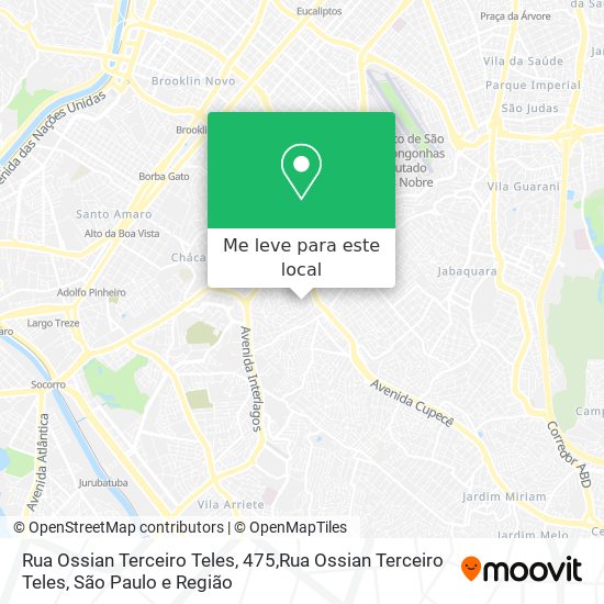 Rua Ossian Terceiro Teles, 475,Rua Ossian Terceiro Teles mapa