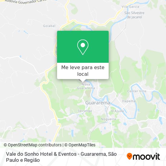 Vale do Sonho Hotel & Eventos - Guararema mapa
