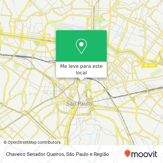 Chaveiro Senador Queiros, Rua Vinte e Cinco de Março, 1220 Sé São Paulo-SP 01021-200 mapa