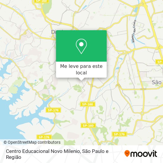 Centro Educacional Novo Milenio mapa