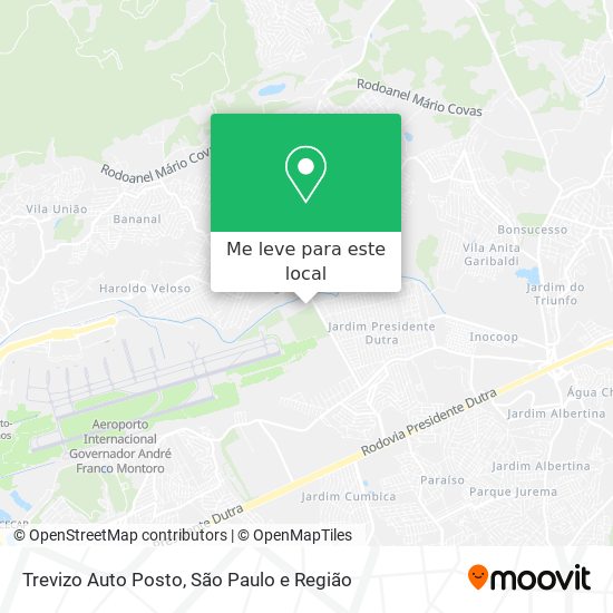 Trevizo Auto Posto mapa