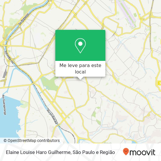 Elaine Louise Haro Guilherme, Avenida Sargento Geraldo Sant'Ana, 902 Campo Grande São Paulo-SP 04674-225 mapa