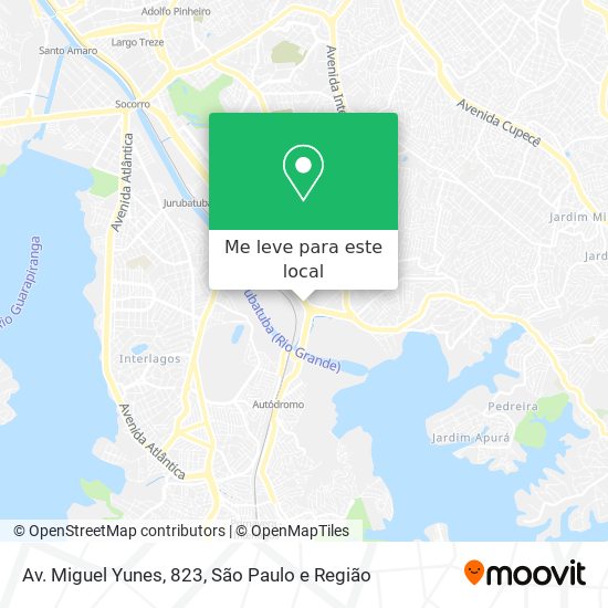 Av. Miguel Yunes, 823 mapa
