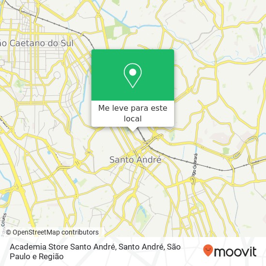 Academia Store Santo André, Santo André mapa