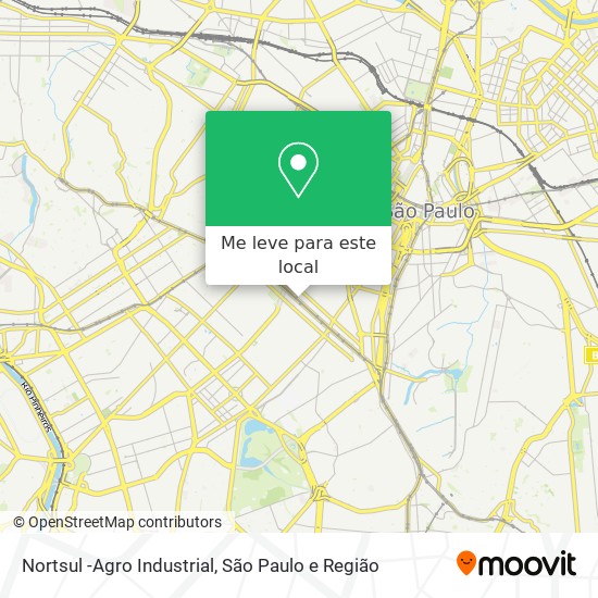Nortsul -Agro Industrial mapa