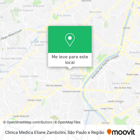 Clinica Medica Eliane Zambolini mapa