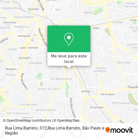 Rua Lima Barreto, 372,Rua Lima Barreto mapa