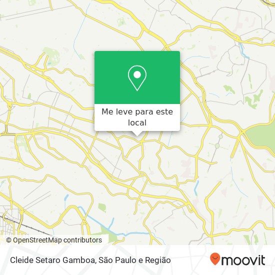 Cleide Setaro Gamboa, Rua Antônio Onofre Cidade, 64 Aricanduva São Paulo-SP 03385-010 mapa