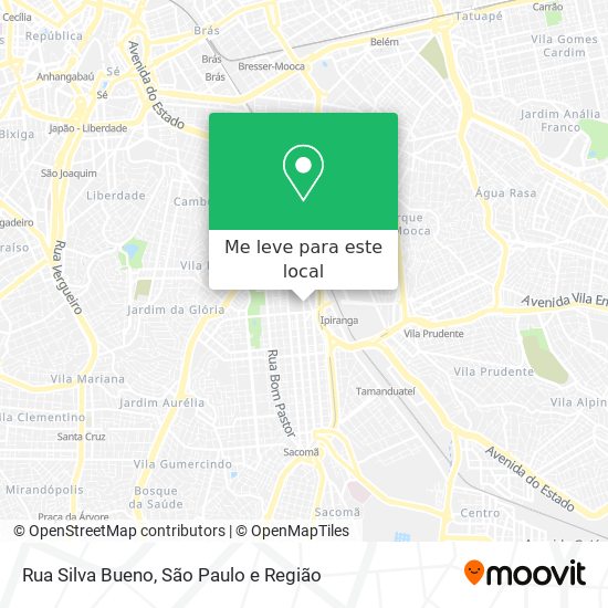 Rua Silva Bueno mapa