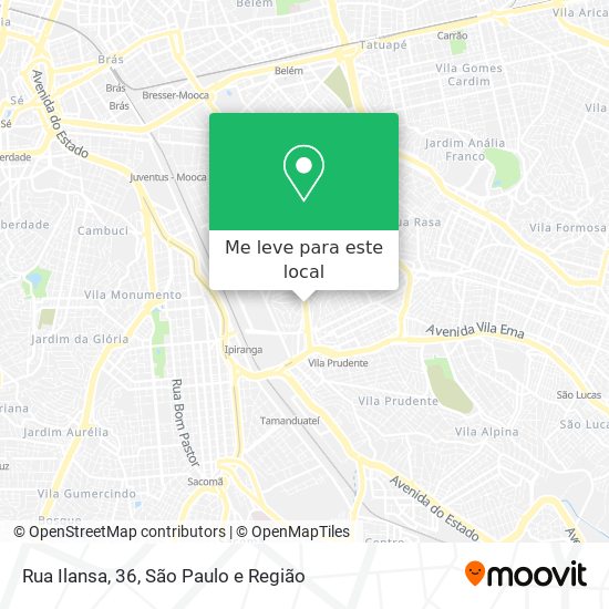 Rua Ilansa, 36 mapa