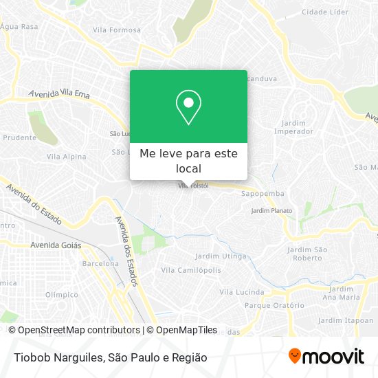 Tiobob Narguiles mapa