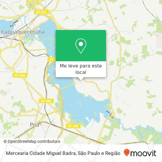 Mercearia Cidade Miguel Badra, Avenida Edmilson Rodrigues Marcelino, 1009 Boa Vista Paulista Suzano-SP 08690-185 mapa