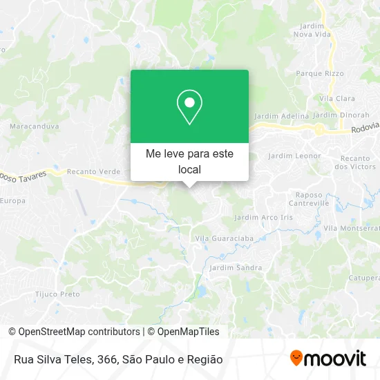 Rua Silva Teles, 366 mapa