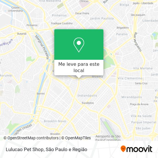 Lulucao Pet Shop mapa