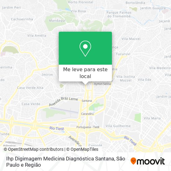 Ihp Digimagem Medicina Diagnóstica Santana mapa