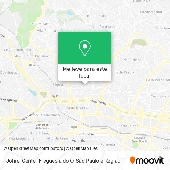 Johrei Center Freguesia do Ó mapa