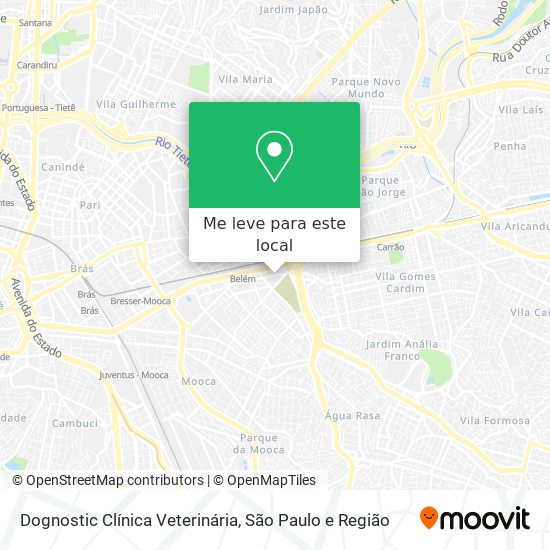 Dognostic Clínica Veterinária mapa