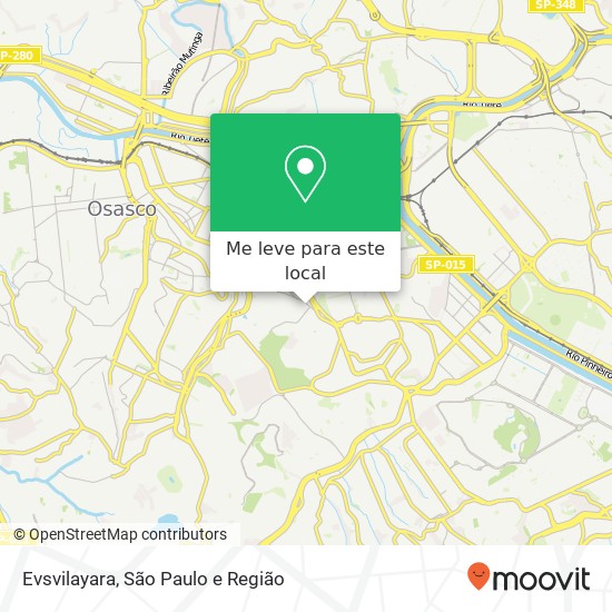 Evsvilayara, Rua Deputado Emílio Carlos Vila Yara Osasco-SP 06028-015 mapa
