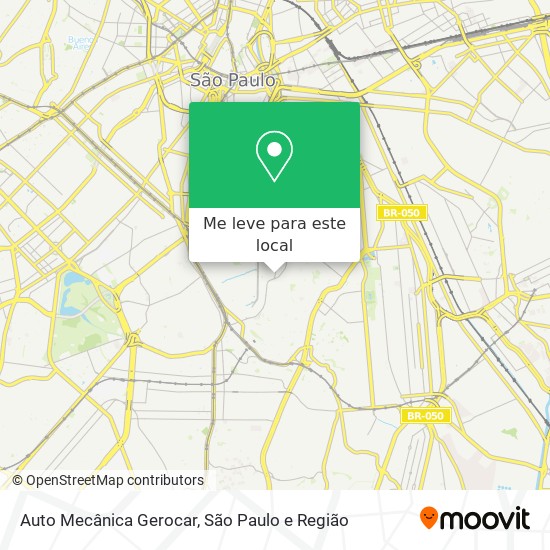 Auto Mecânica Gerocar mapa