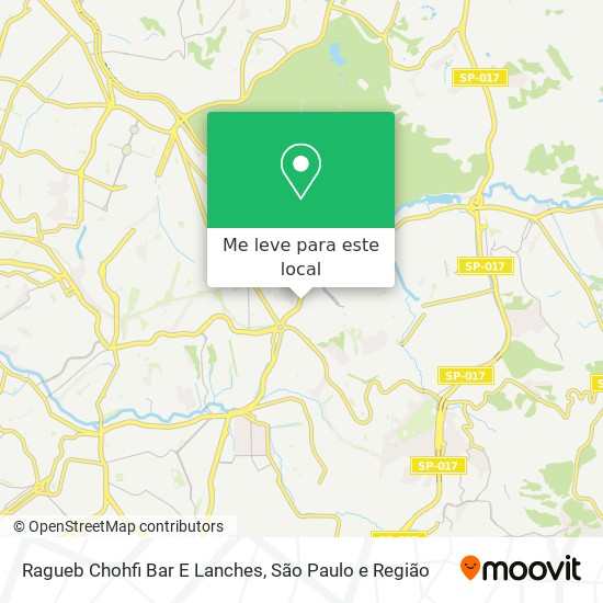 Ragueb Chohfi Bar E Lanches mapa